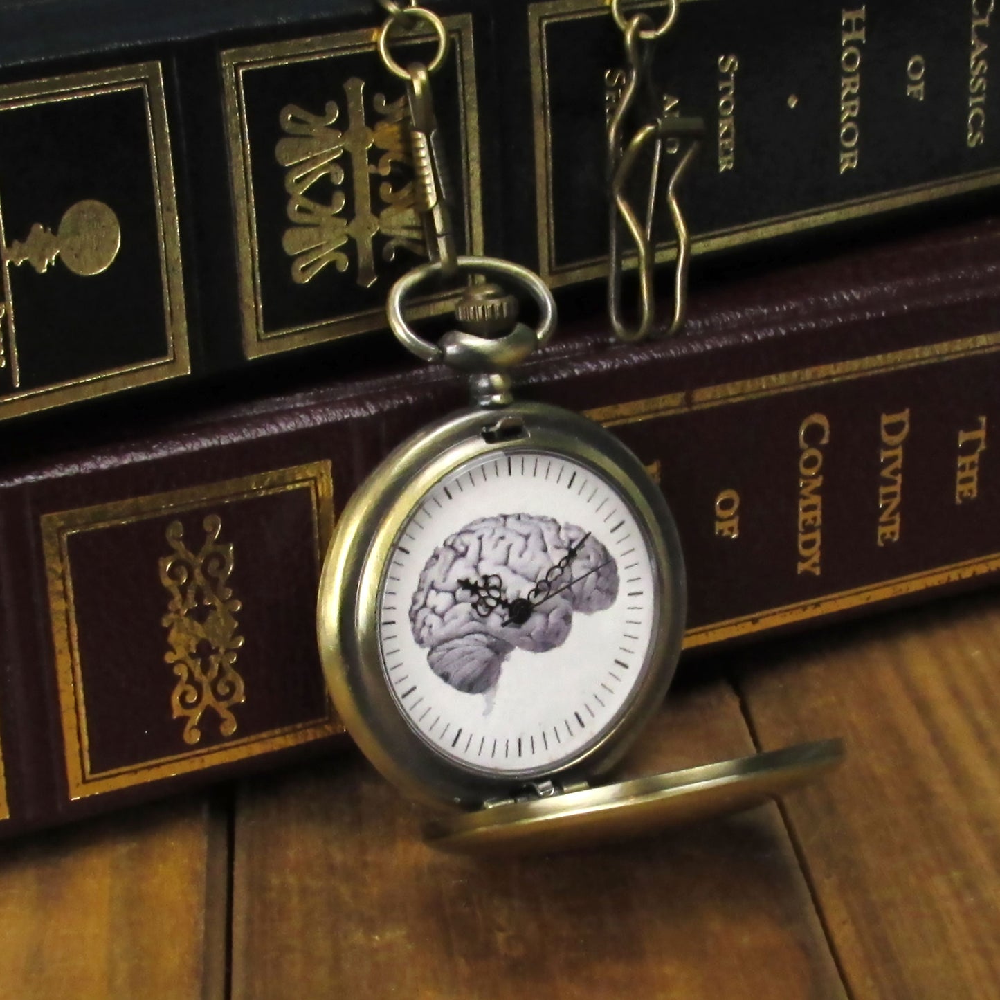 Anatomical Brain Pocket Watch