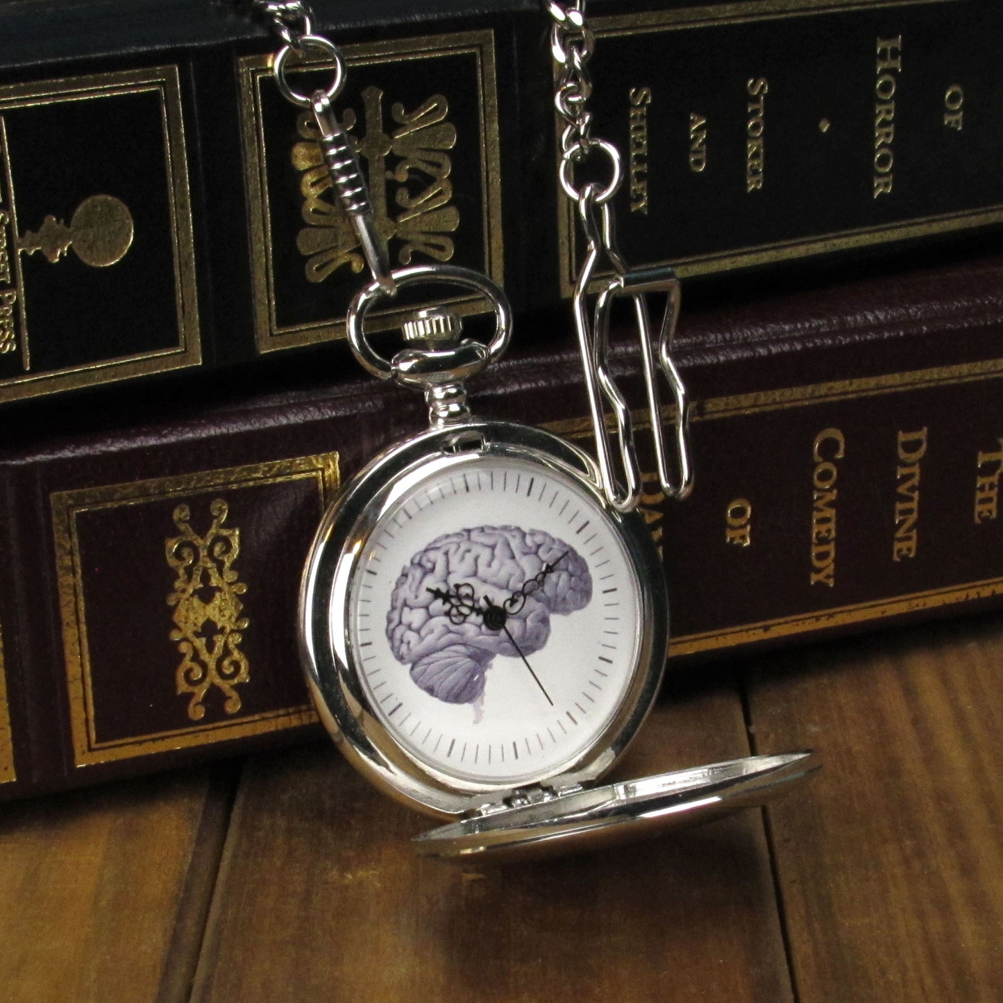 Anatomical Brain Pocket Watch