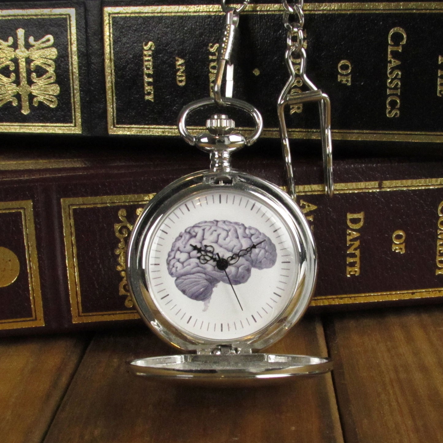 Anatomical Brain Pocket Watch