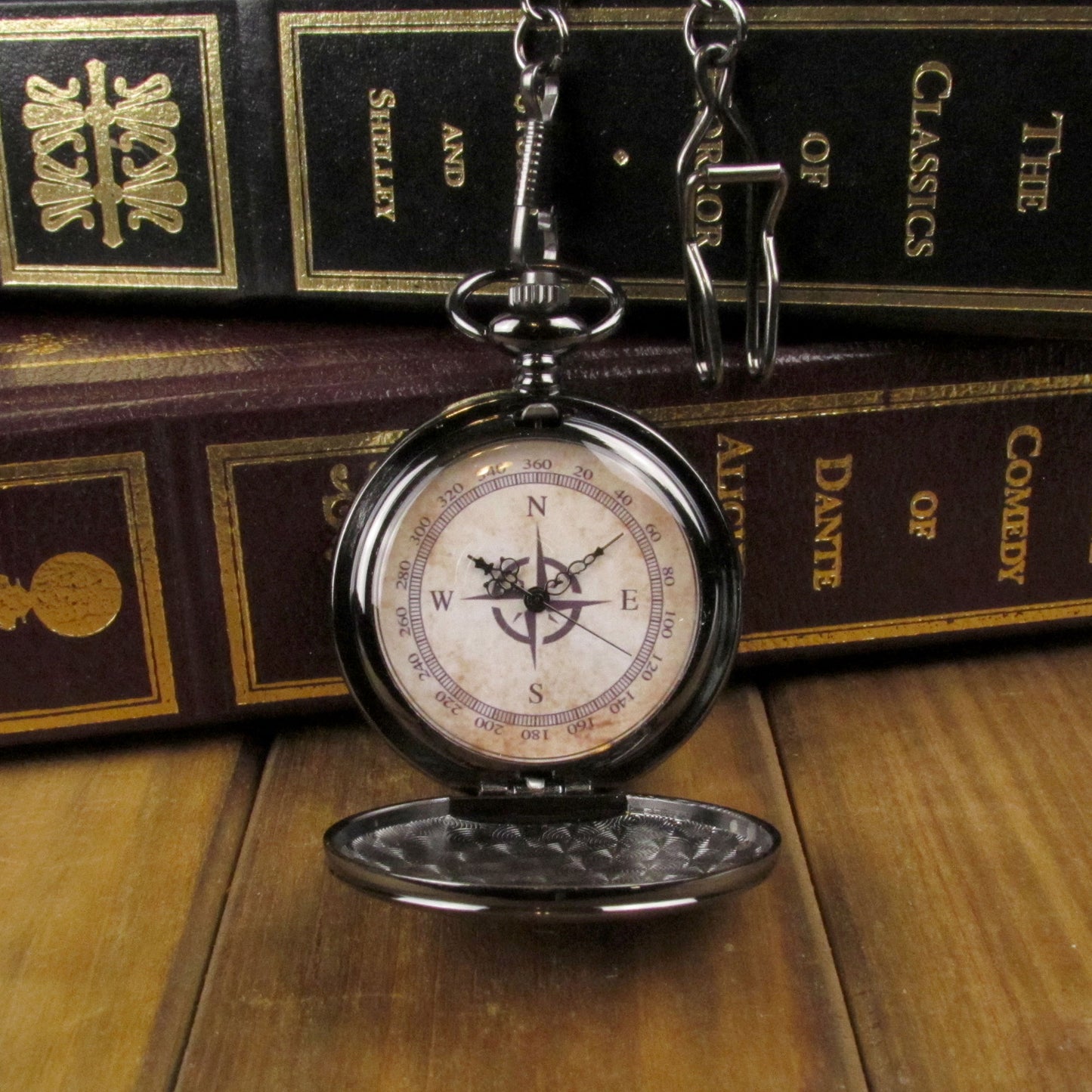 Compass Pocket Watch