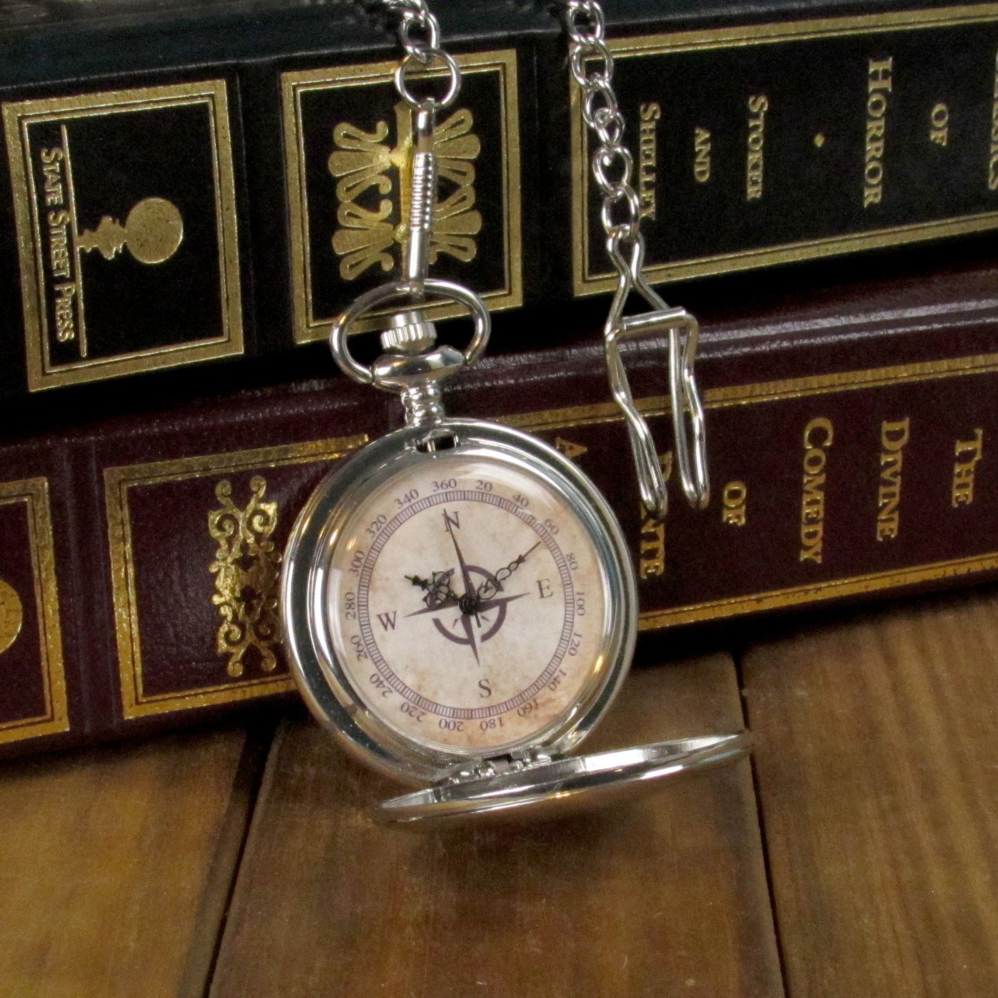 Compass Pocket Watch