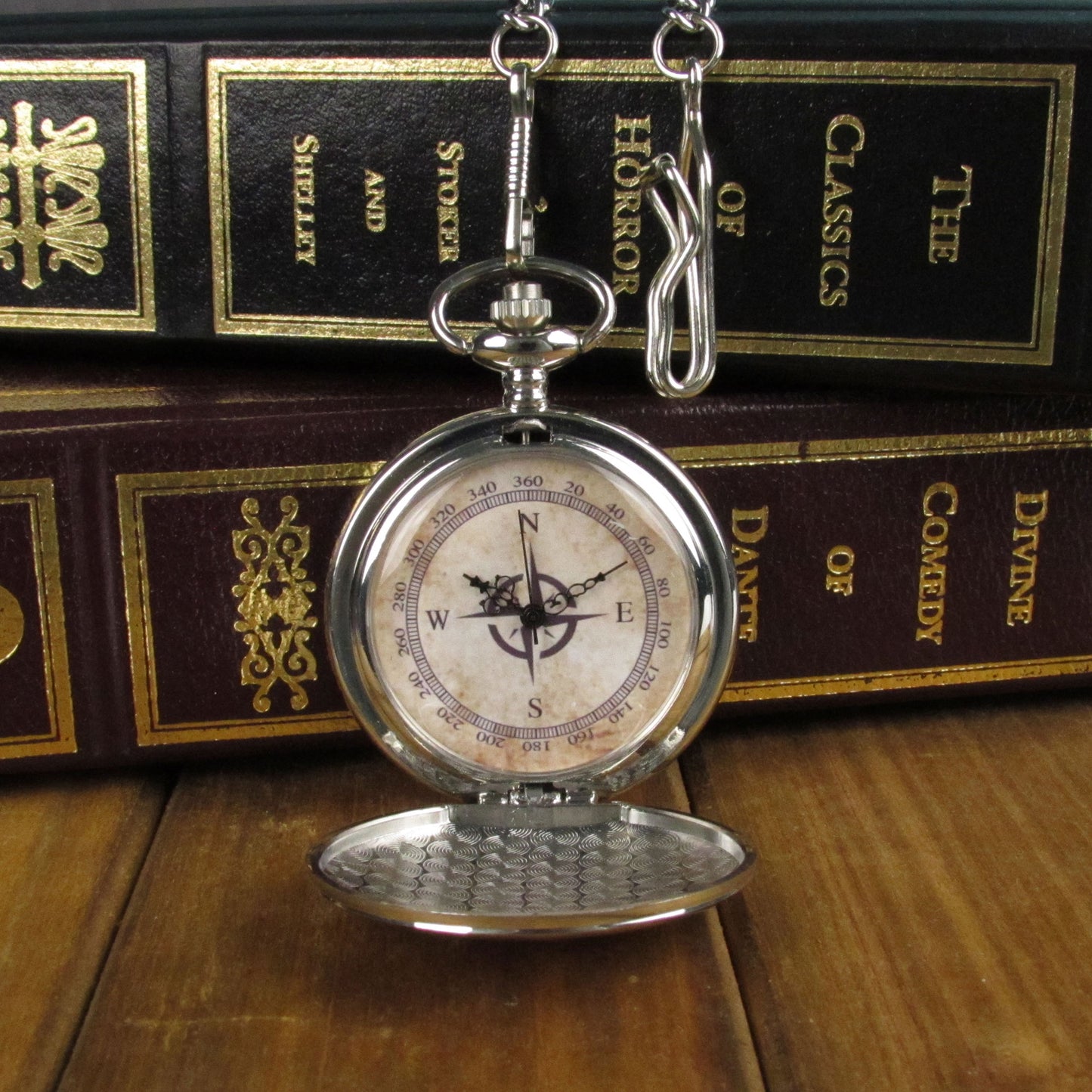 Compass Pocket Watch