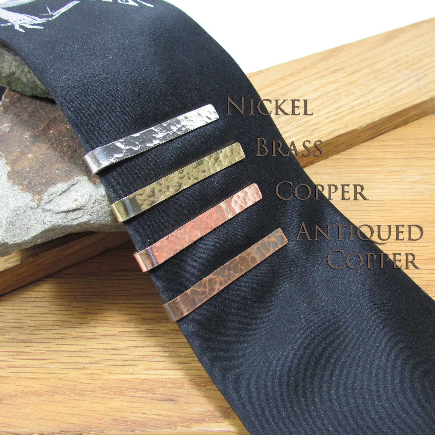 Hammered Tie Bar - TheExCB