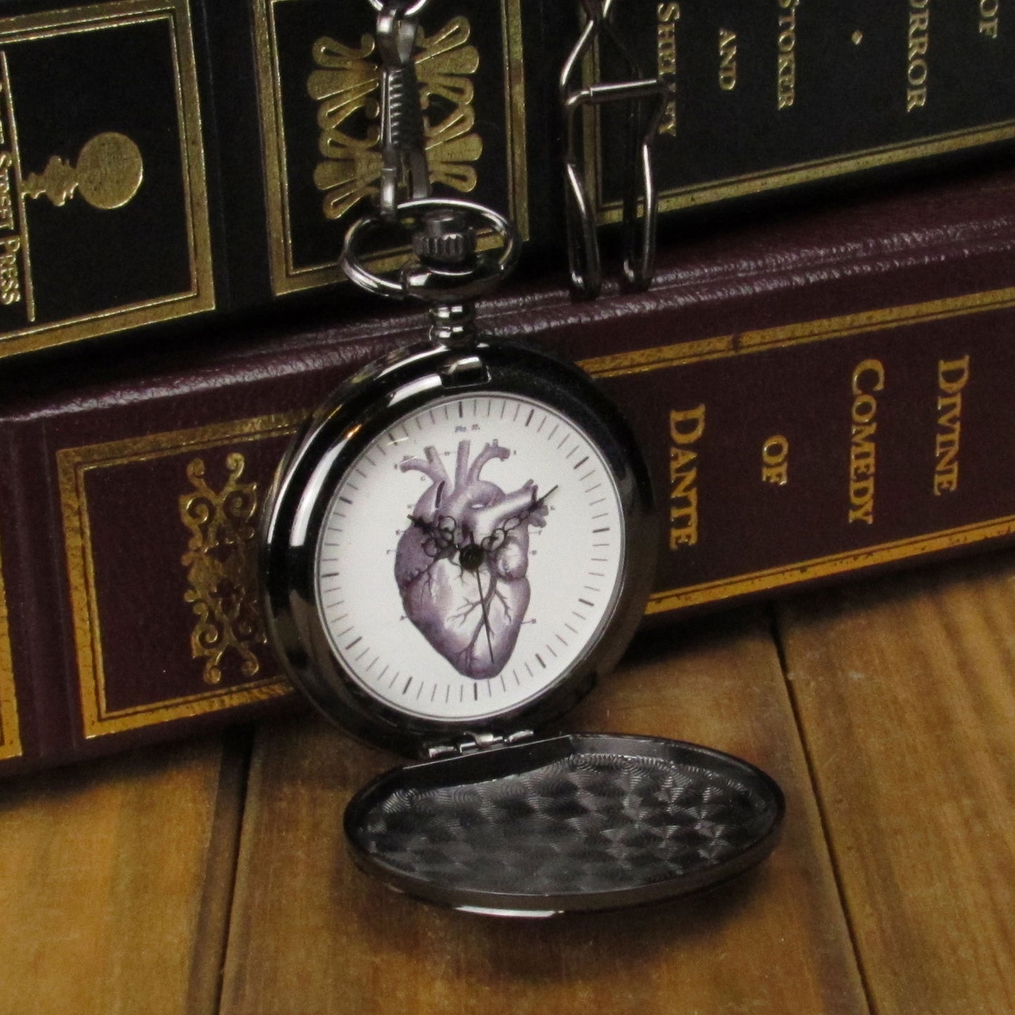 Anatomical Heart Pocket Watch