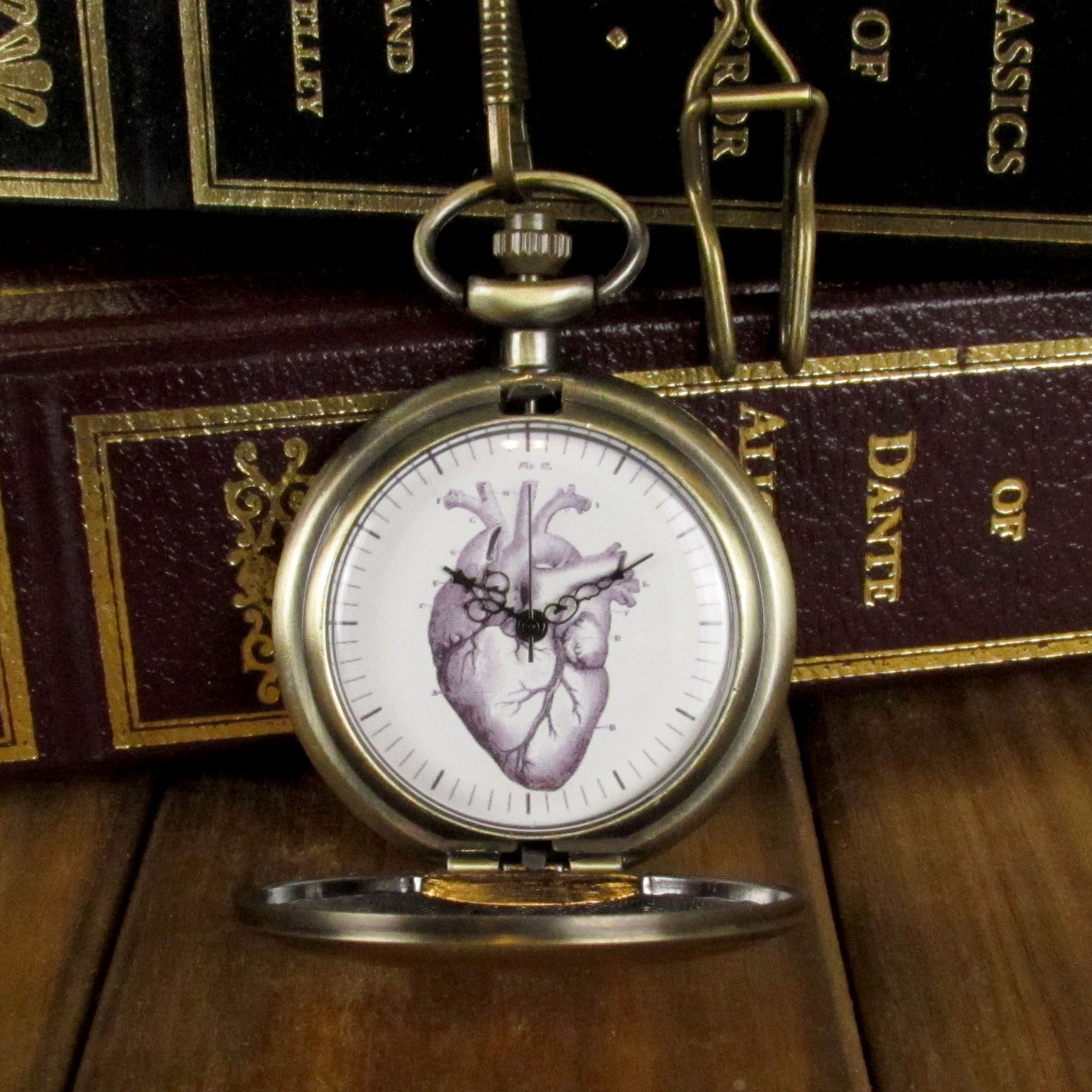 Anatomical Heart Pocket Watch