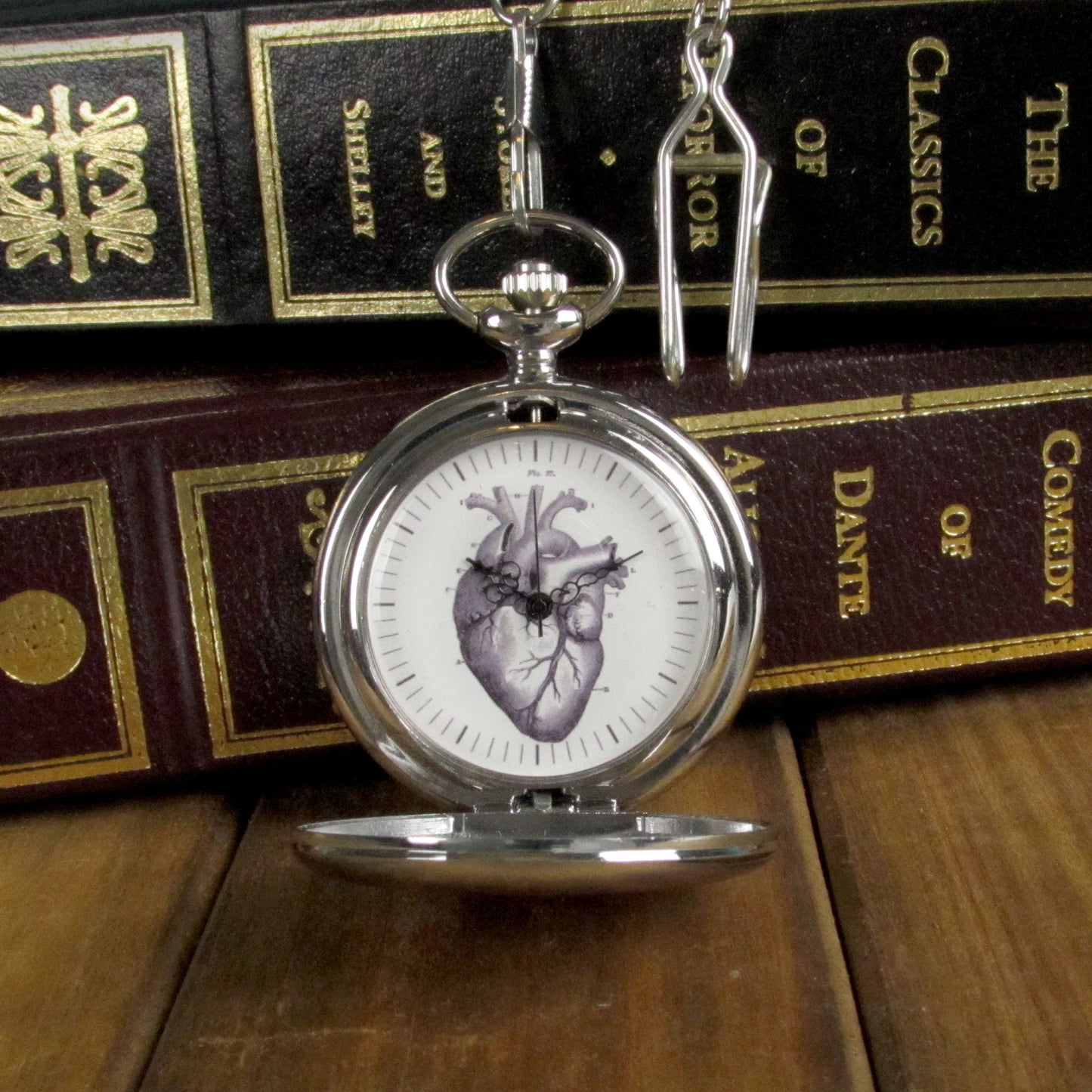 Anatomical Heart Pocket Watch