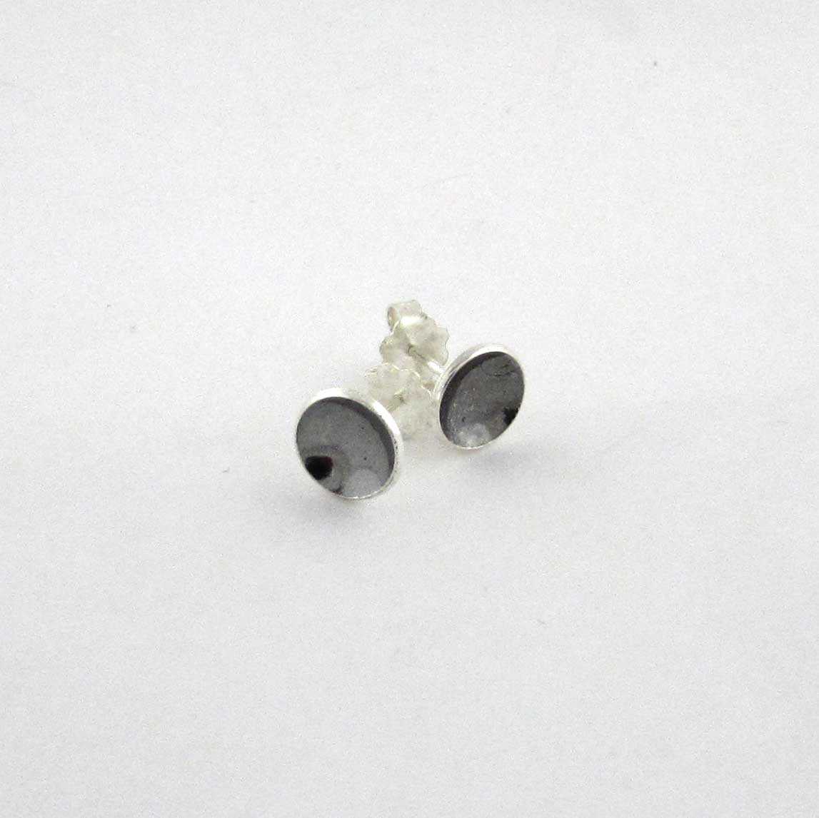 8mm Silver Cup Earrings - TheExCB