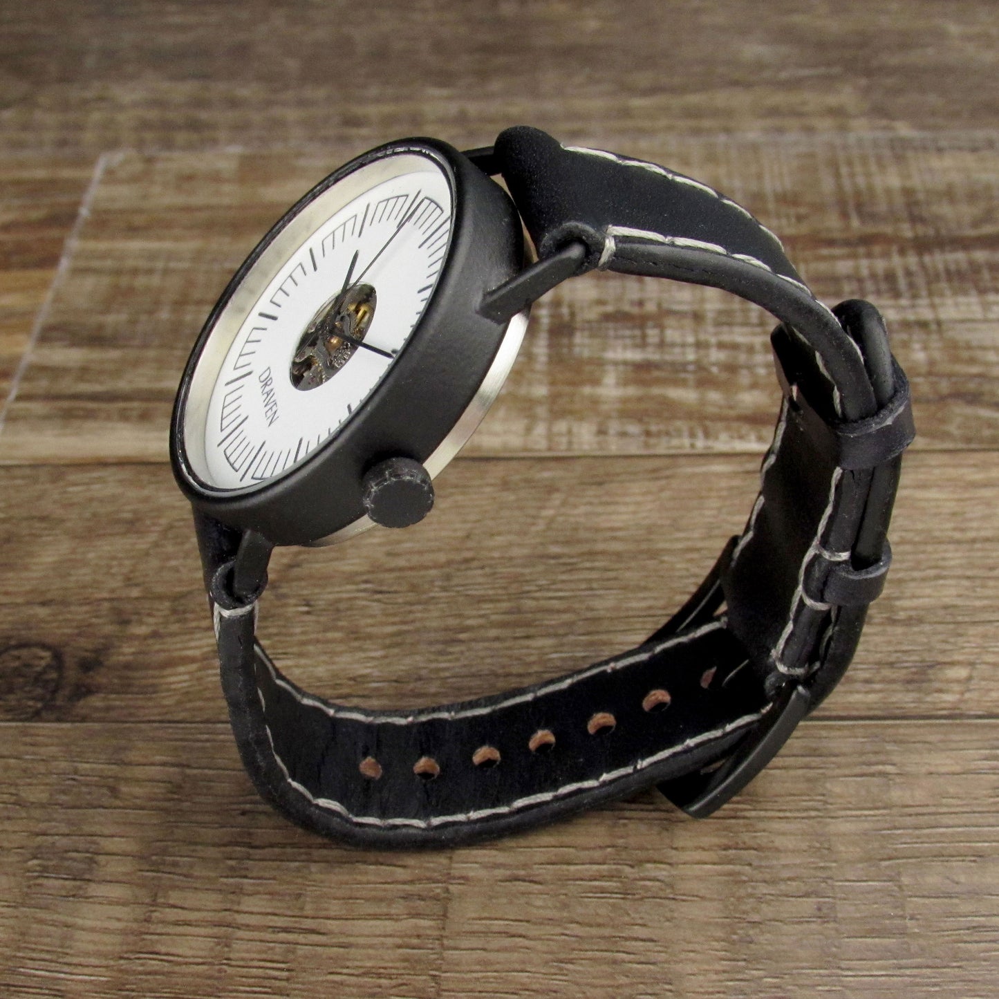 Monochromatic Watch Black Strap