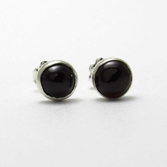 6mm Onyx Stud Earrings - TheExCB