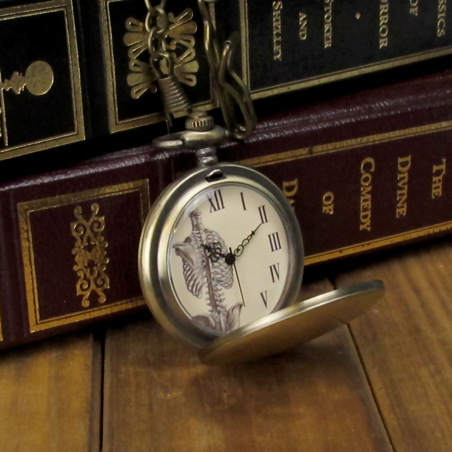 Skeletal Rib Pocket Watch