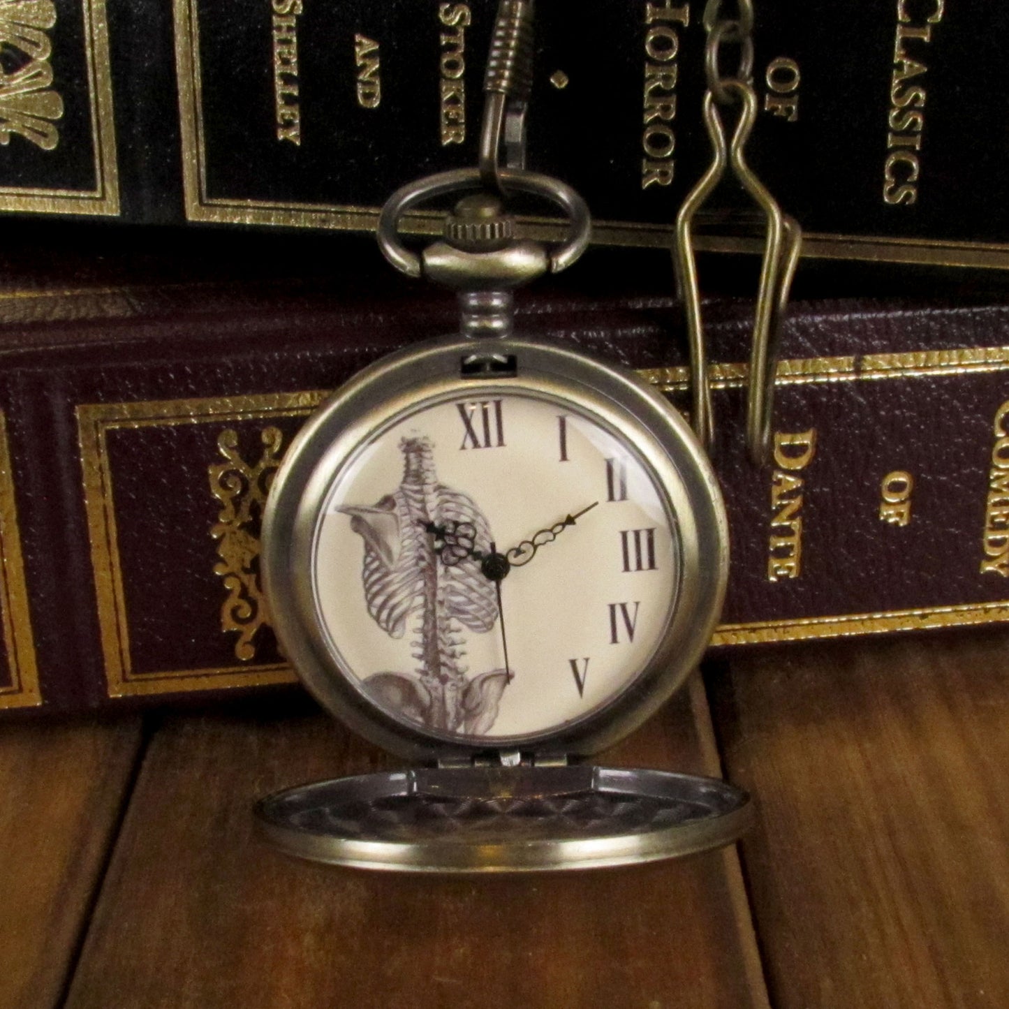 Skeletal Rib Pocket Watch