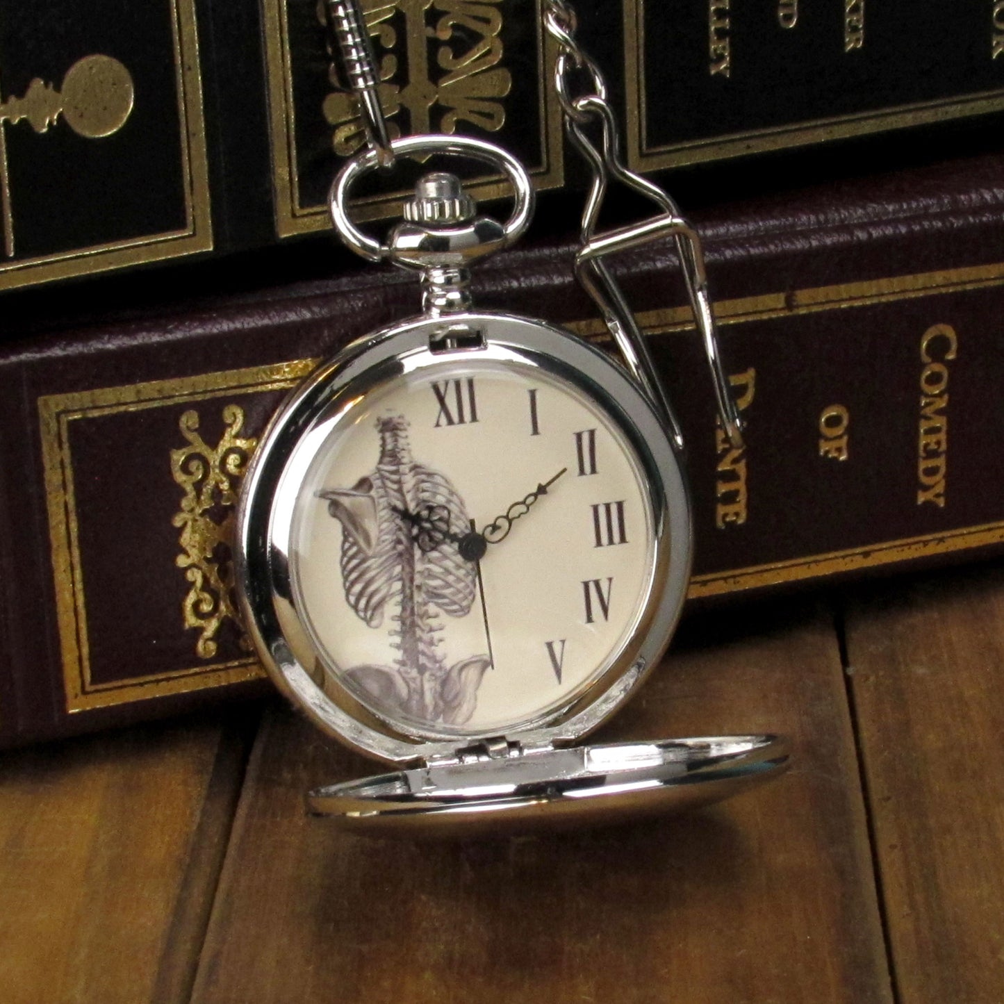 Skeletal Rib Pocket Watch