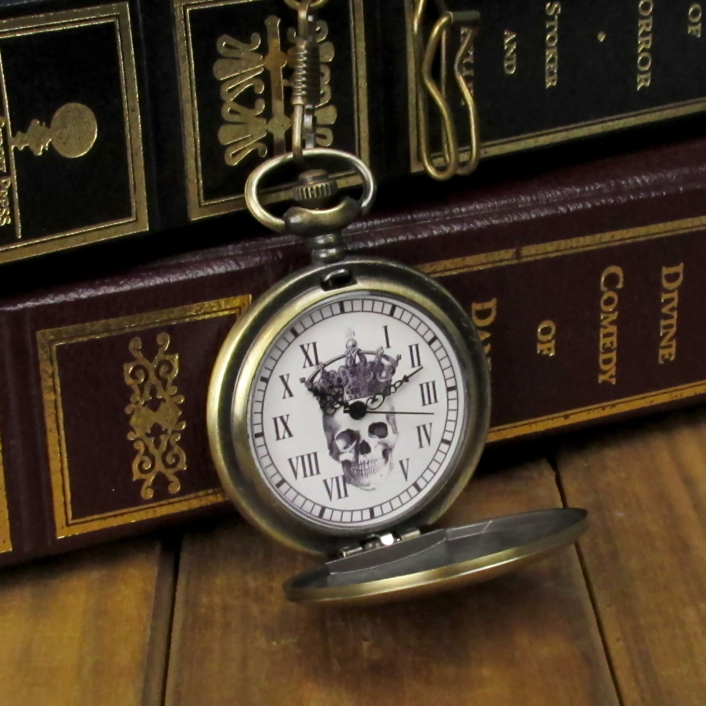 Skeleton King Pocket Watch