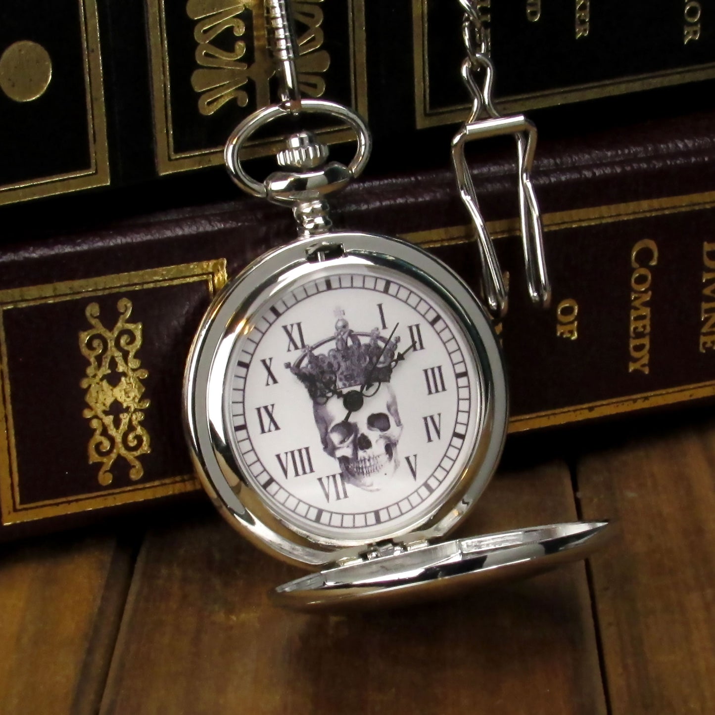 Skeleton King Pocket Watch