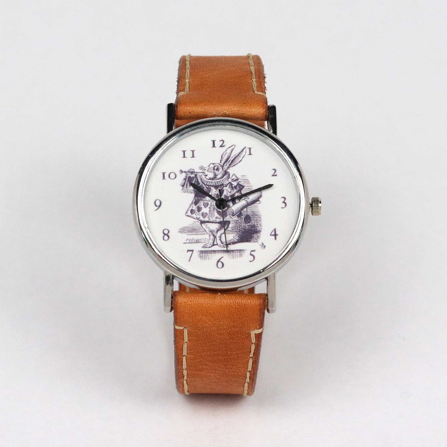 Alice in Wonderland's white rabbit wrist watch