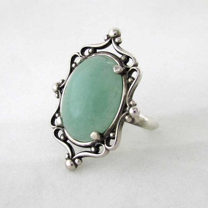 Aventurine Cameo Ring - TheExCB