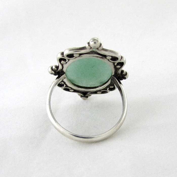 Aventurine Cameo Ring - TheExCB