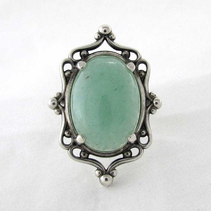 Aventurine Cameo Ring - TheExCB