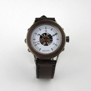 Boiler Watch with Brown Strap - TheExCB