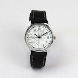 guardian of traffic wrist watch with black strap
