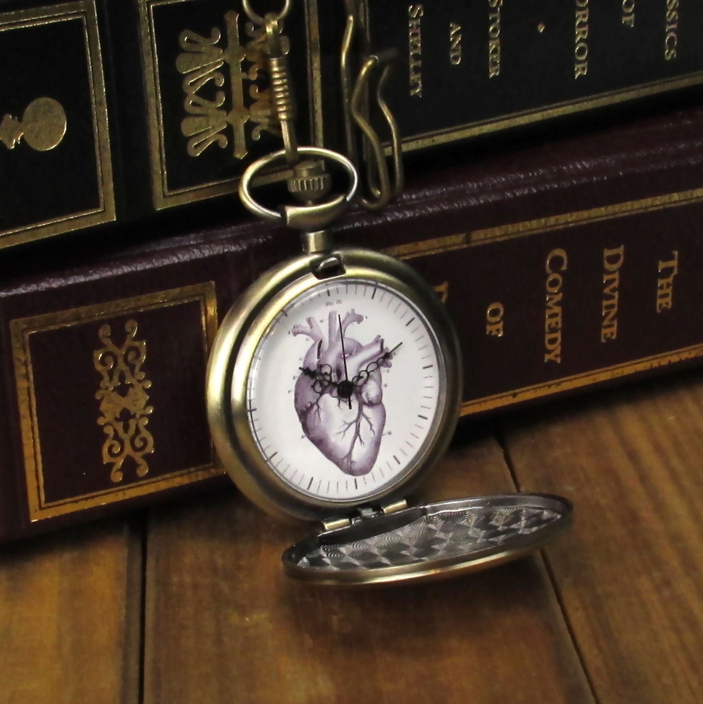 Anatomical Heart Pocket Watch