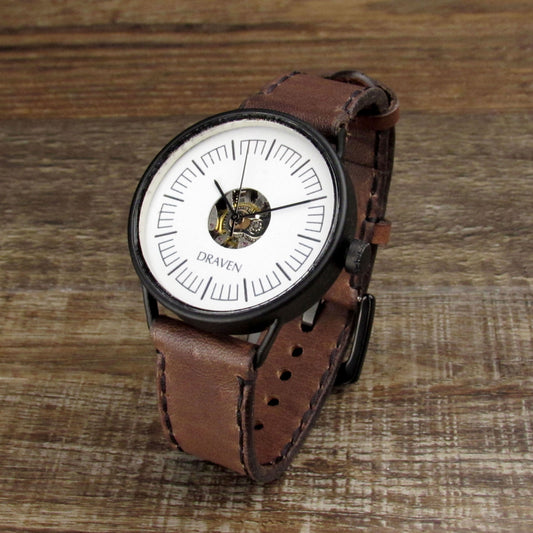 Monochromatic Watch Brown Strap