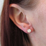 6mm Moonstone Stud Earrings - TheExCB