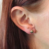 6mm Pyrite Stud Earrings - TheExCB