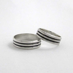 Thick Silver Band - TheExCB
